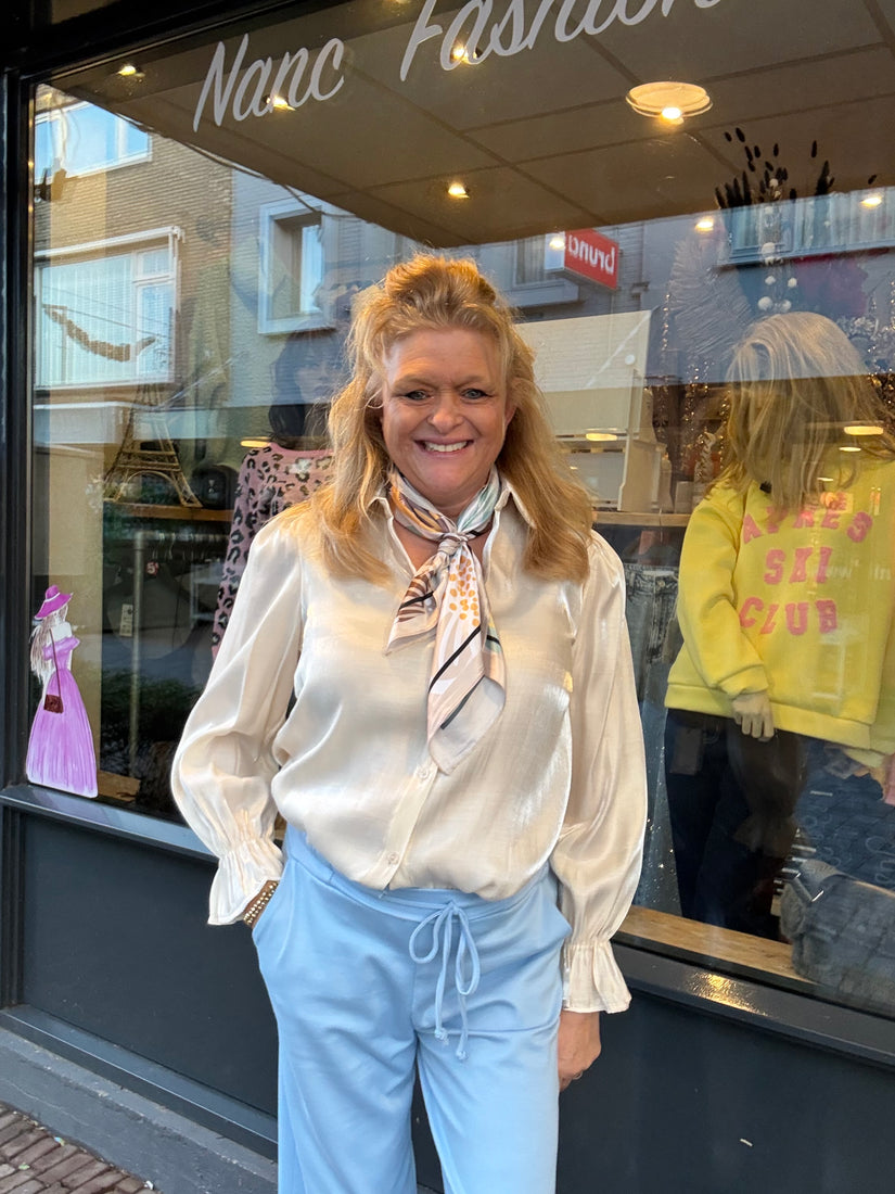 G. Ricceri Blouse Silky Champagne