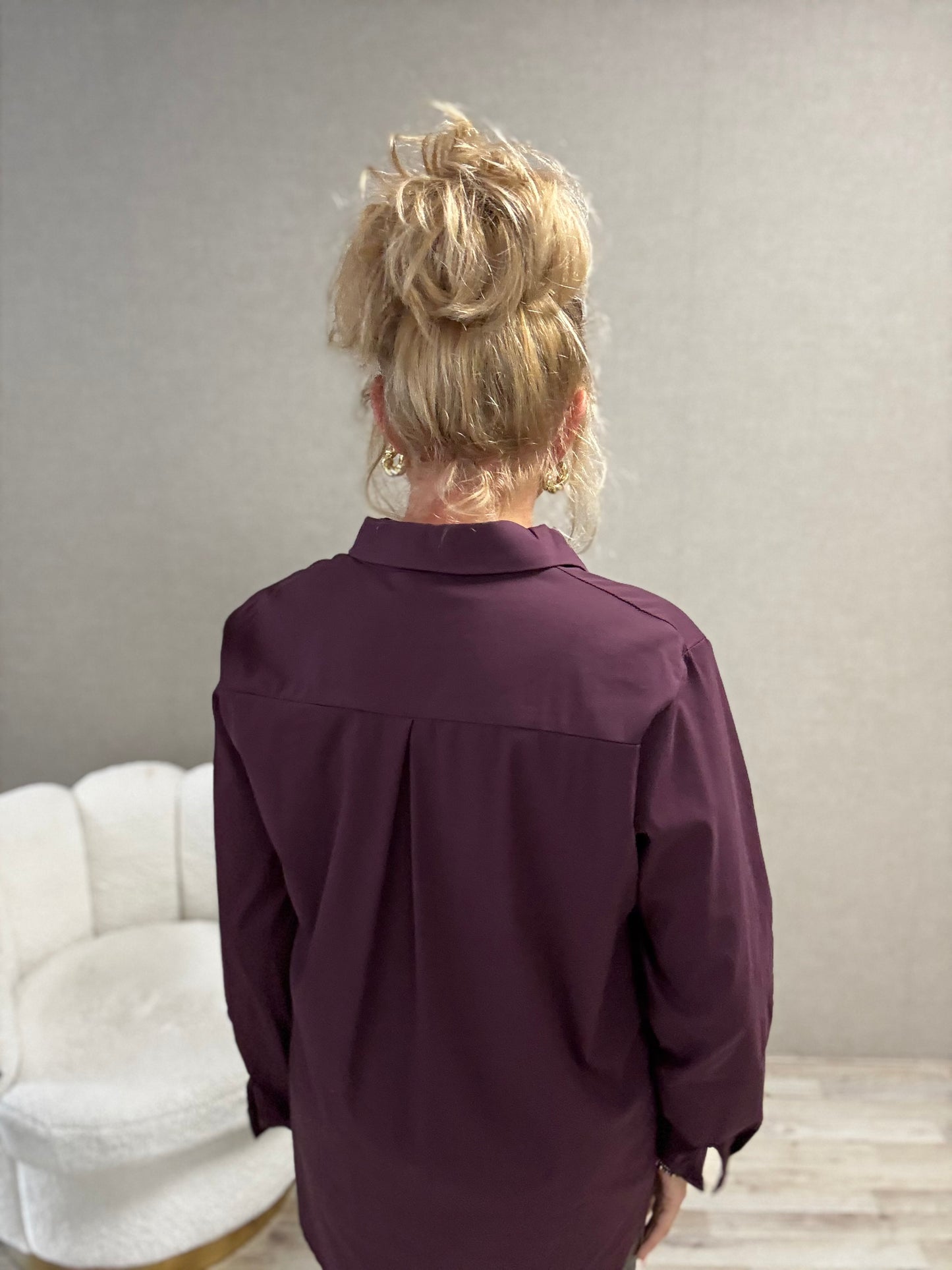 Blouse Gemma Aubergine