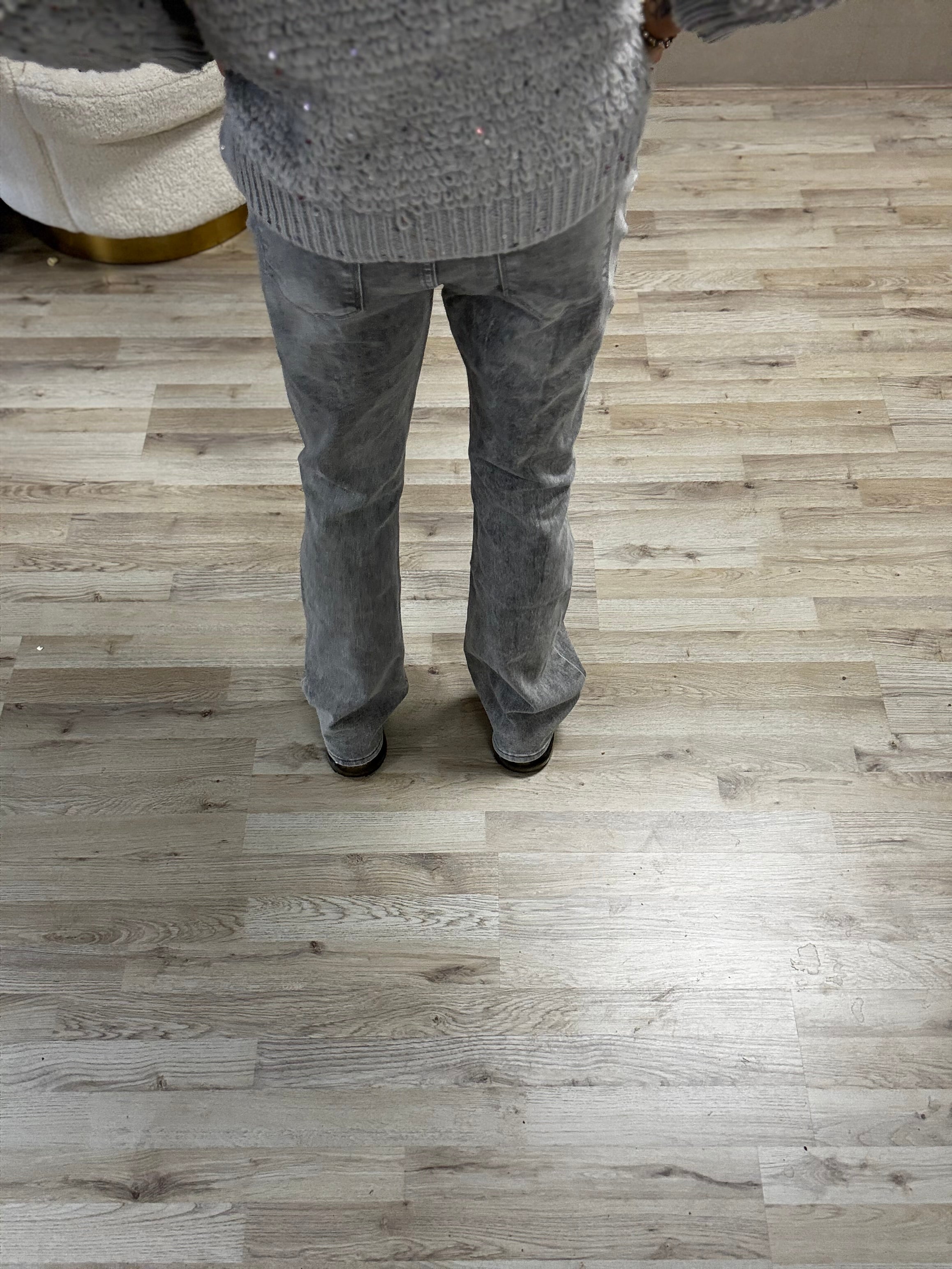 Norfy  Straight Jeans Grijs 8632-1