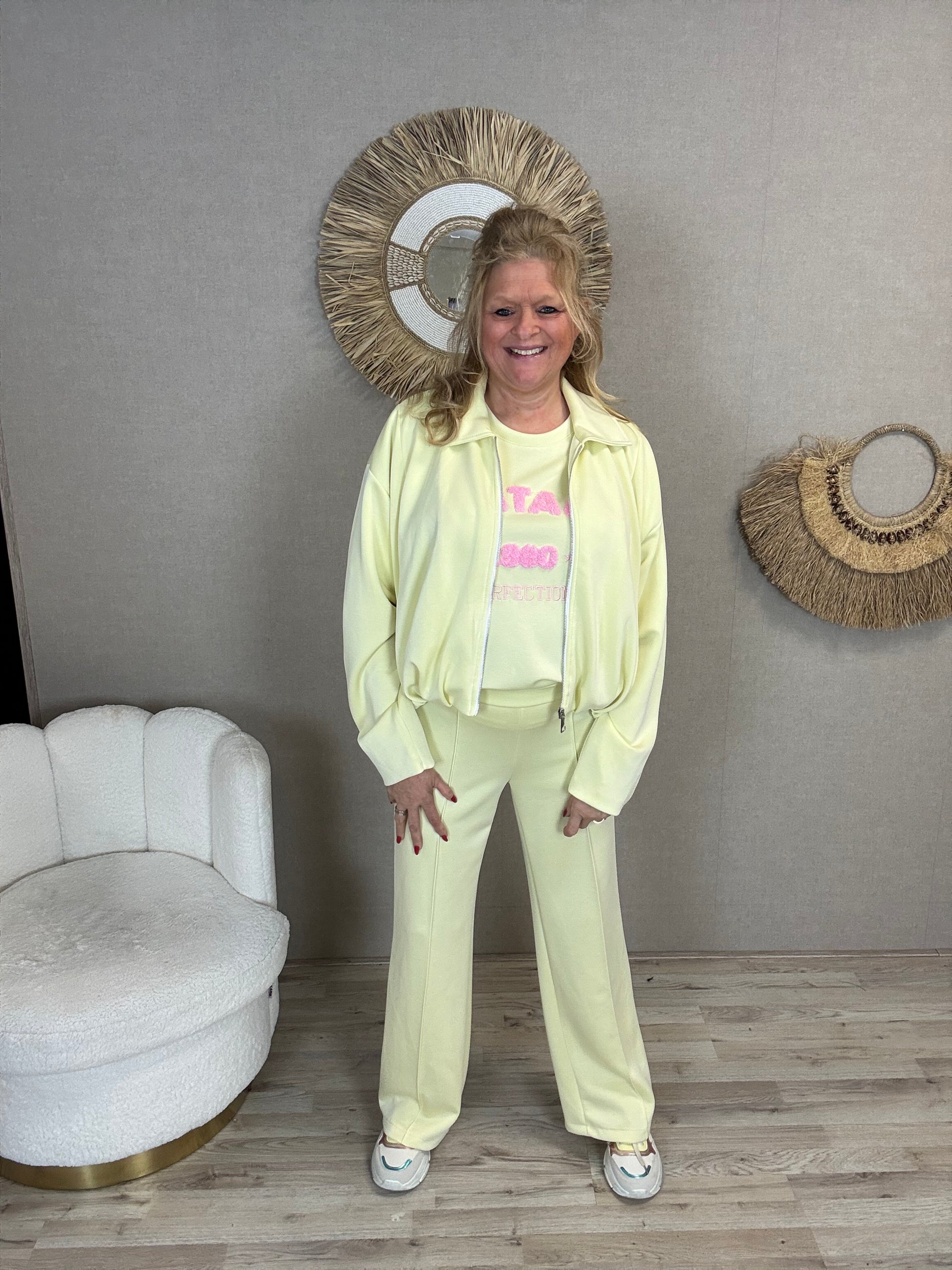 Wide Leg Mooij Yellow - Nancfashion