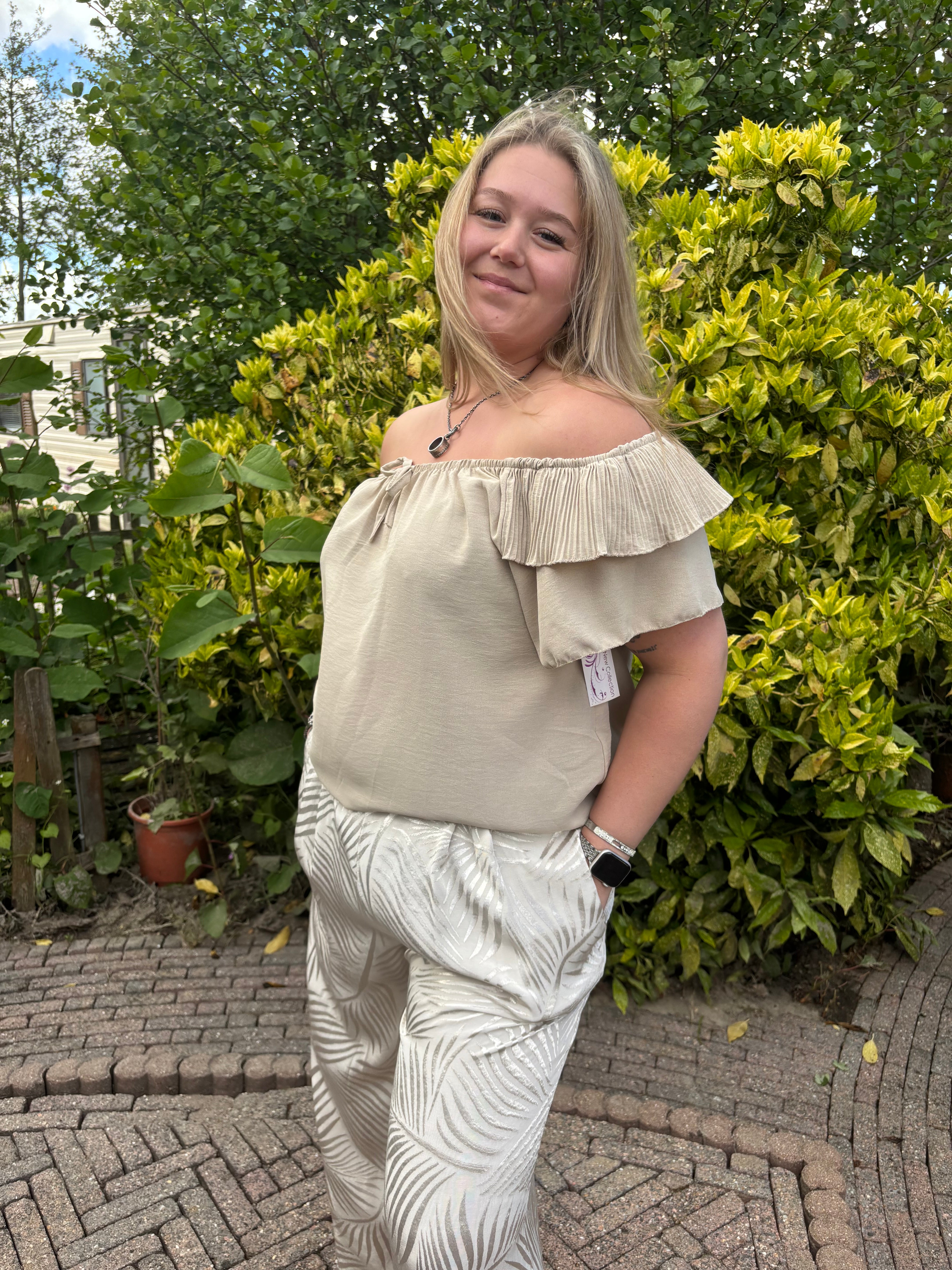 Top Amy beige