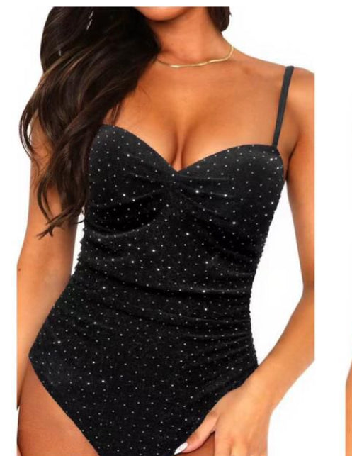 Body Sparkel Zwart