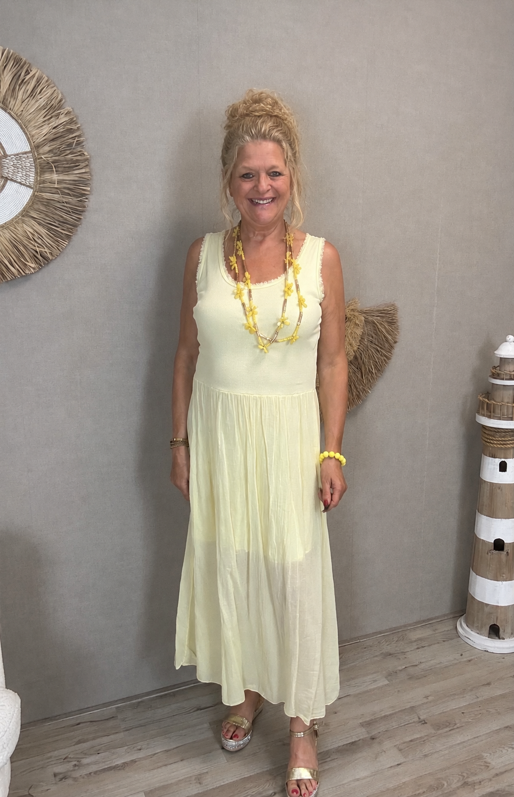 Dreamy Summer Dress Yellow