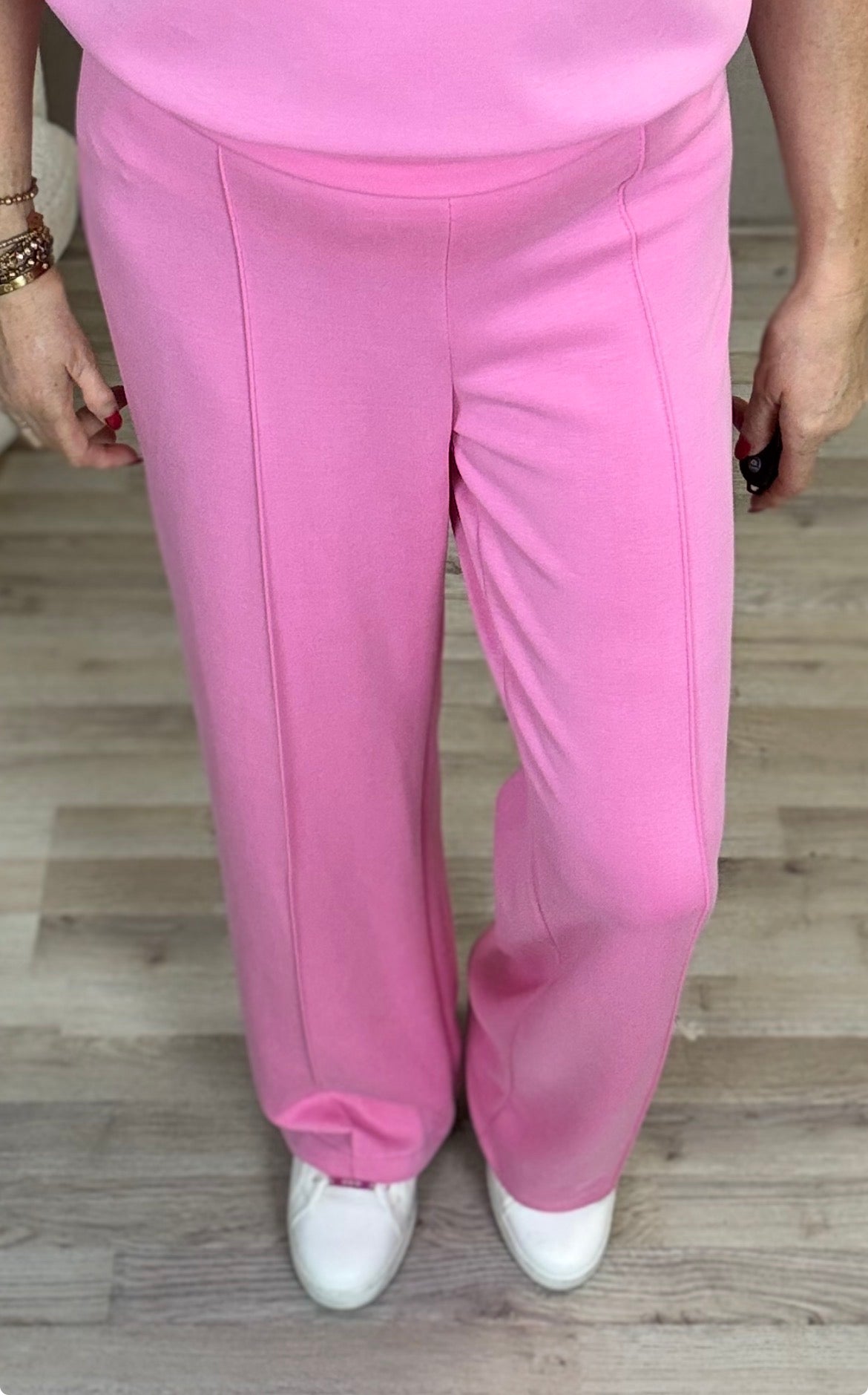Wide Leg Mooij Roze - Nancfashion
