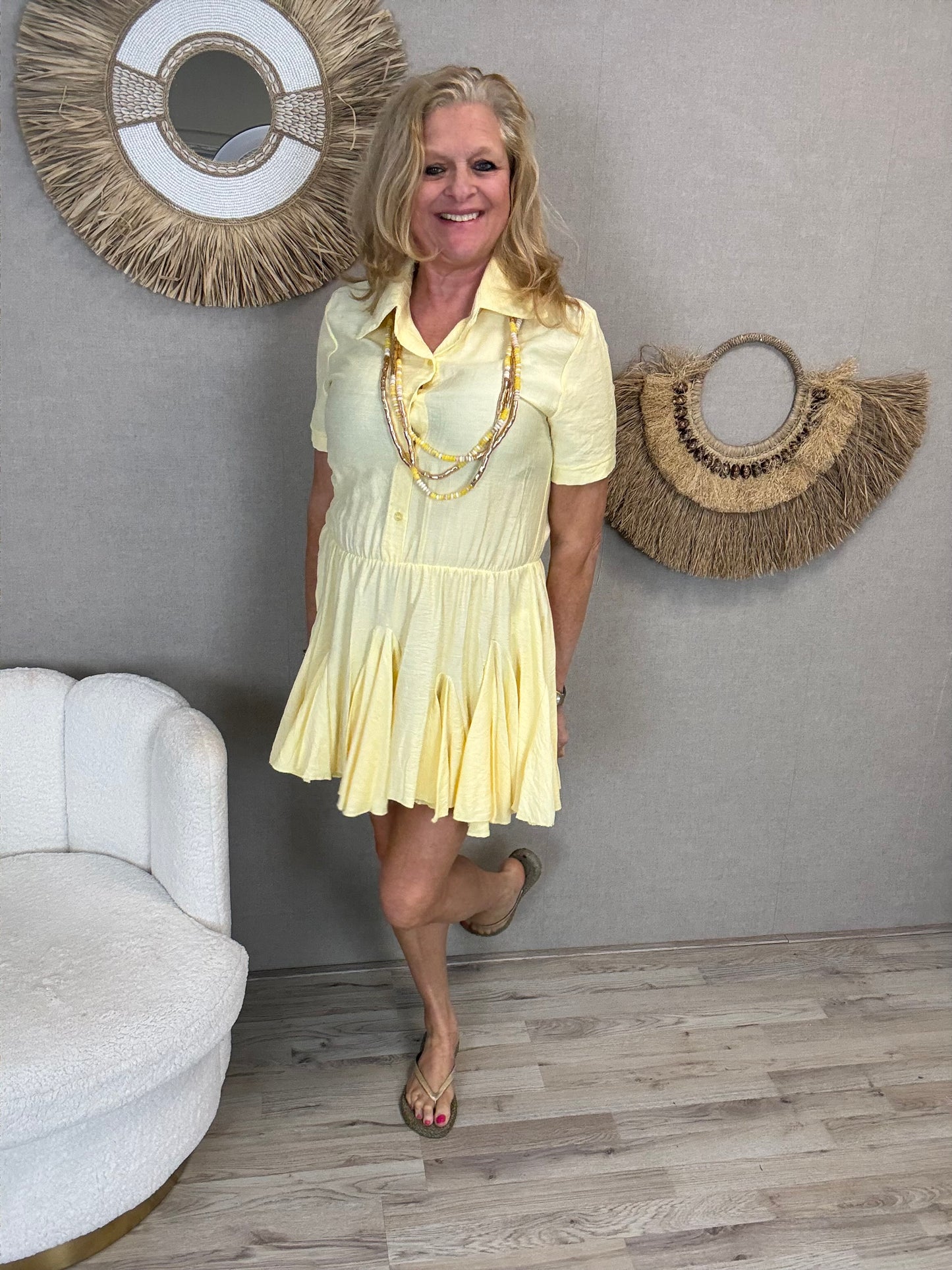 Dress Mia Yellow