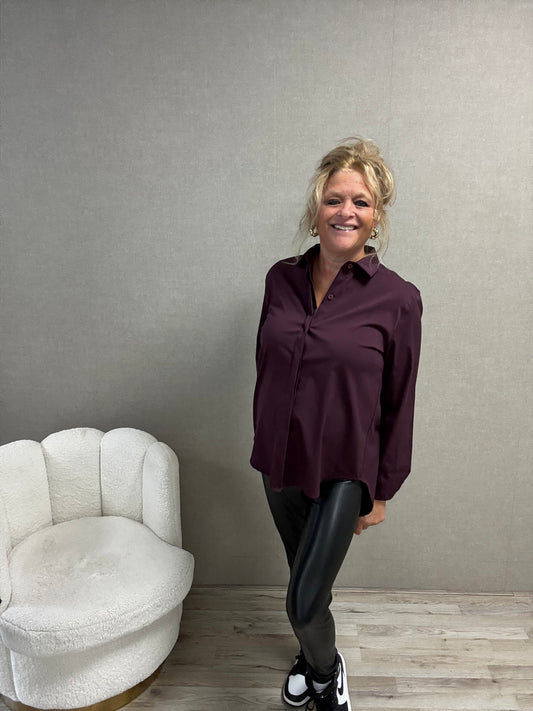 Blouse Gemma Aubergine