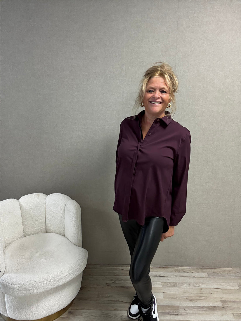 Blouse Gemma Aubergine