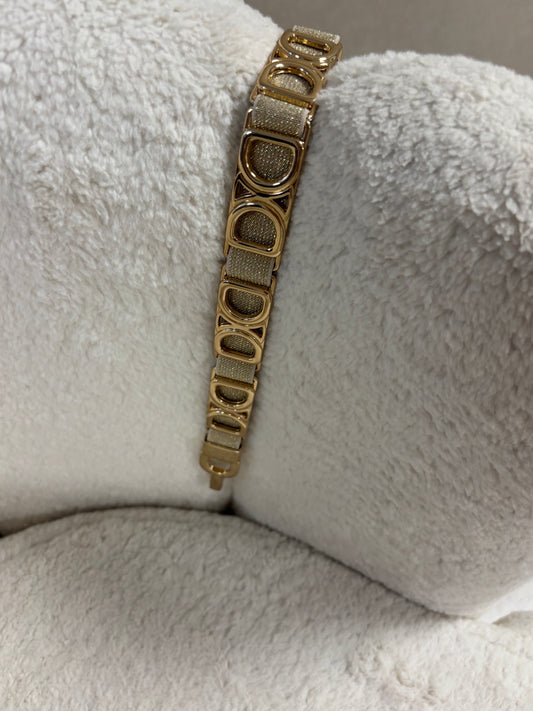 Stretch Riem Gold (smal)