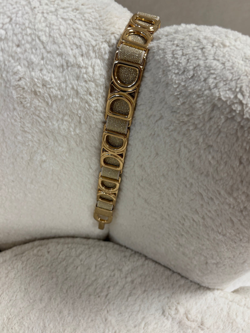 Stretch Riem Gold (smal)