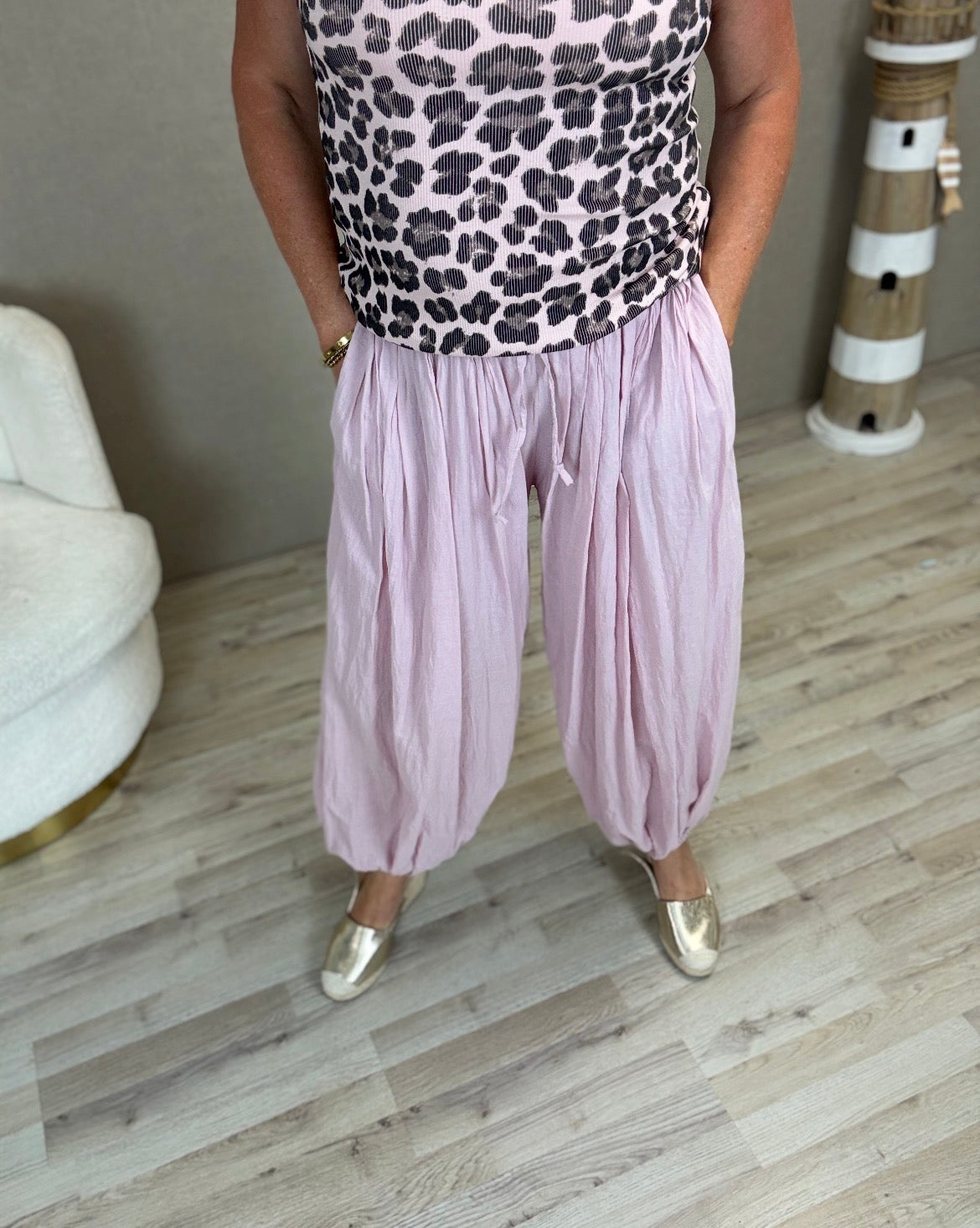 Boho Broek Ibiza Oudroze