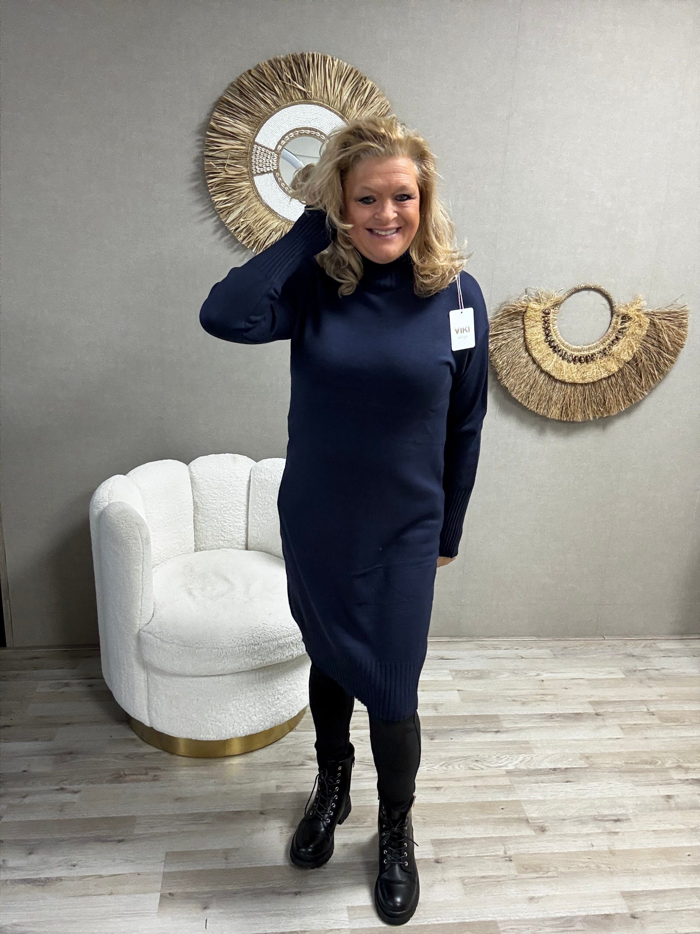 Trui/Jurk Guusje Donkerblauw