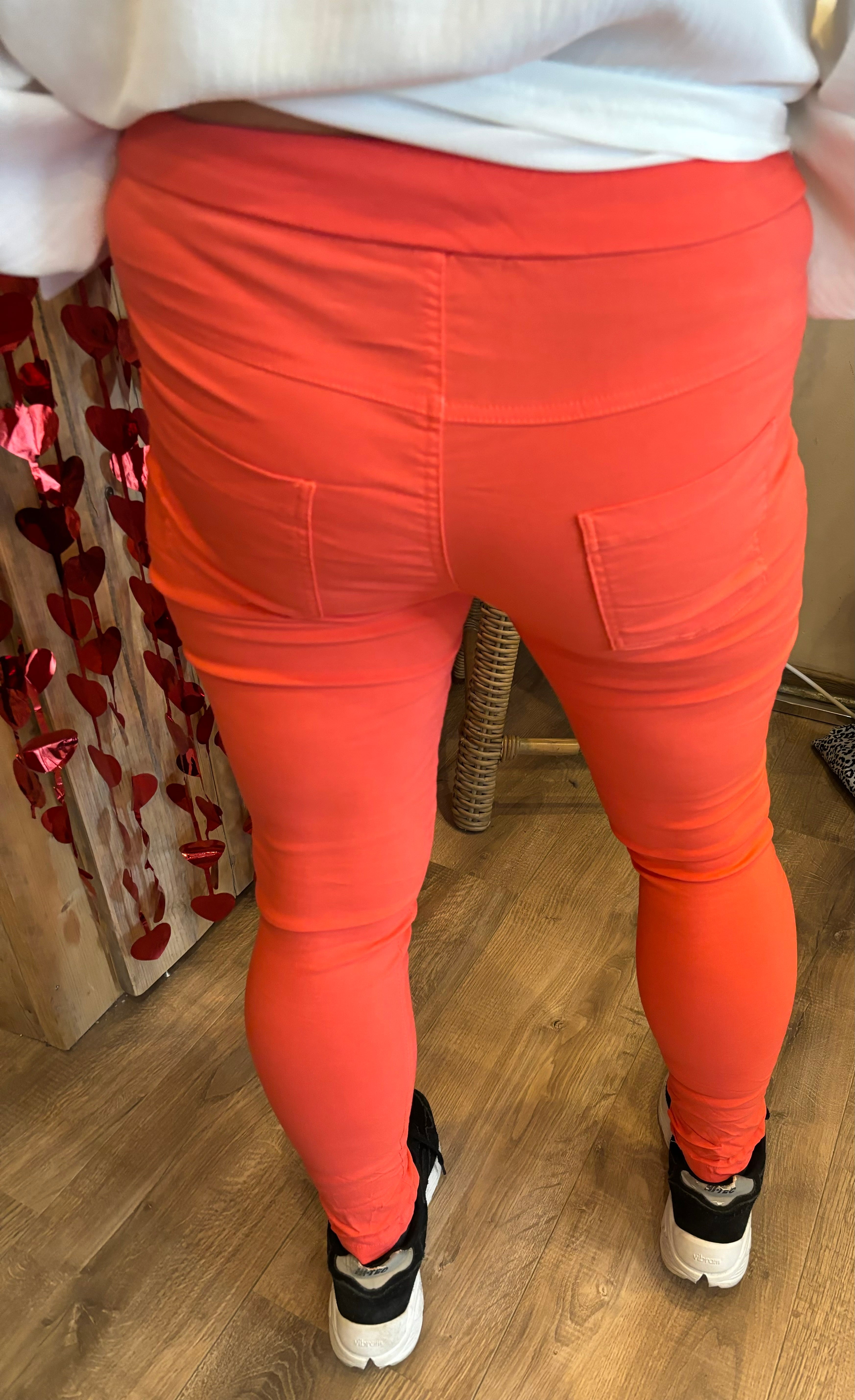 Broek Stretch Coral