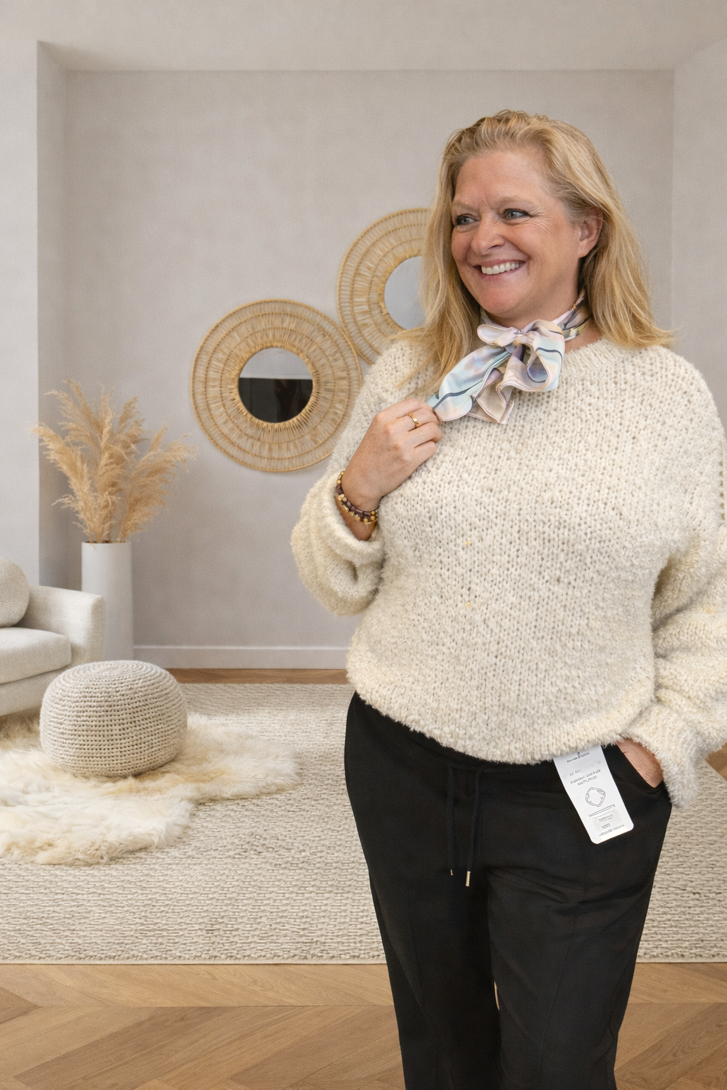 Gebreide Trui Mila Beige