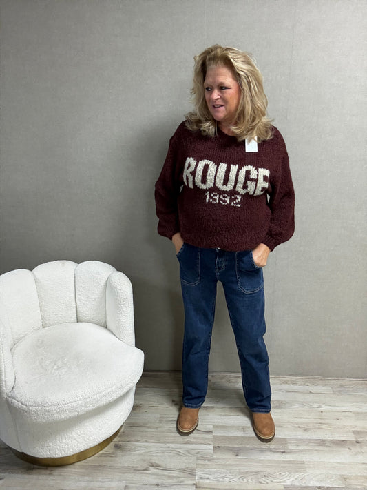 Trui Rouge Bordeaux