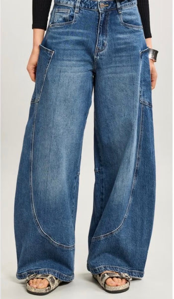 Toxik Barrel / Balloon Jeans Blue H2892