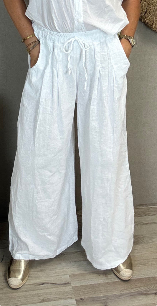 Broek Nova Wit - Nancfashion