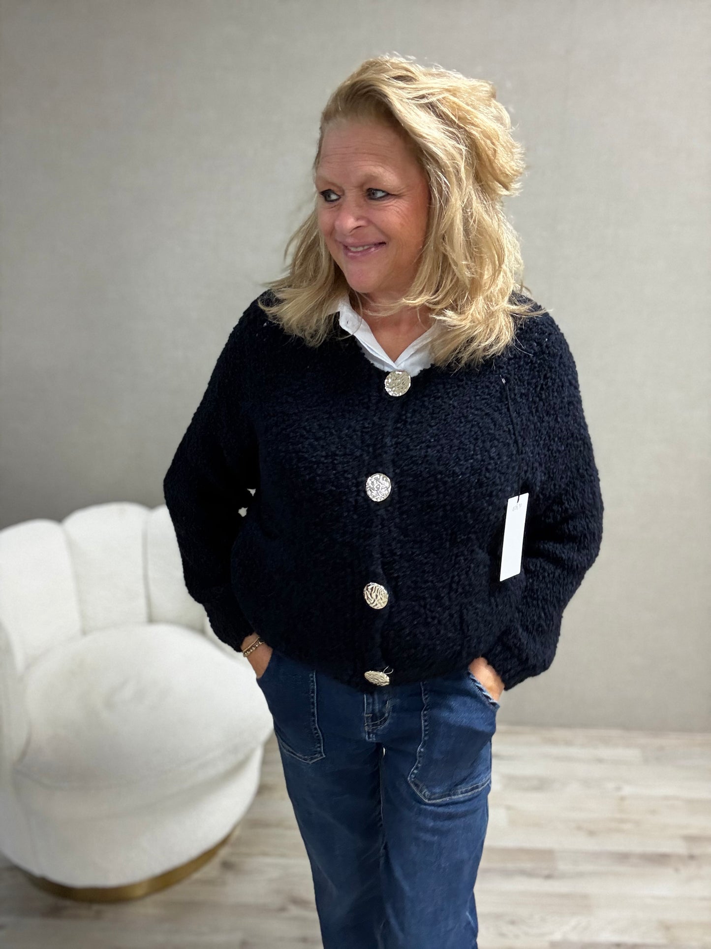Vest Gemma Donkerblauw