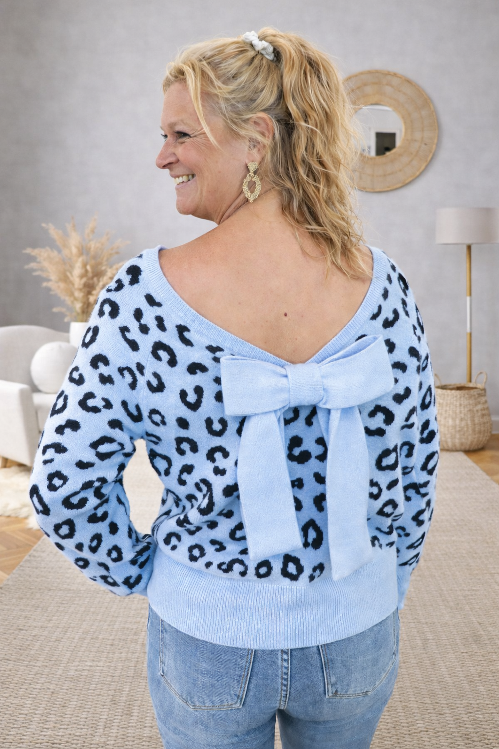 Trui Stacey licht Blauw