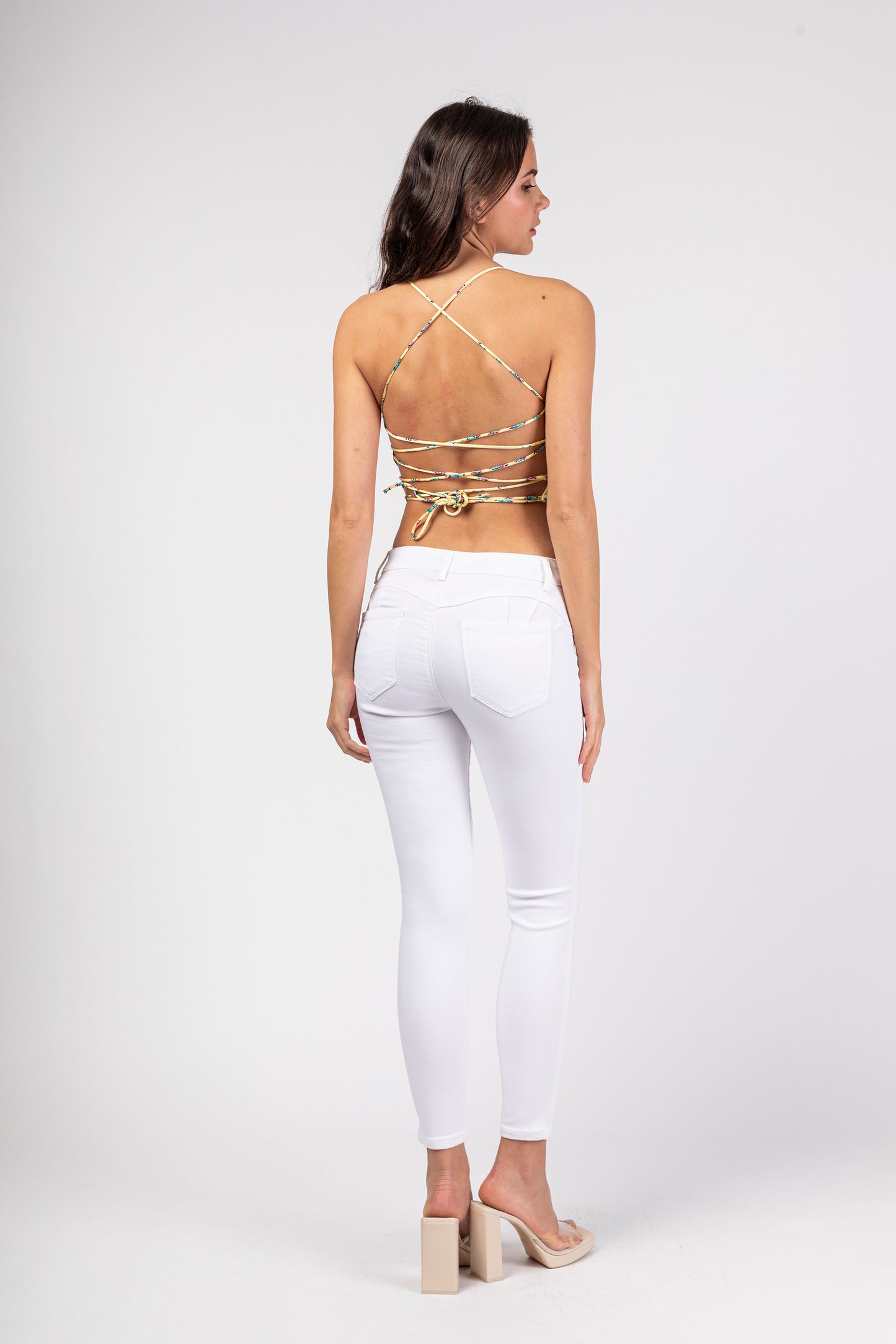 Toxik Jean push up White L20077-1