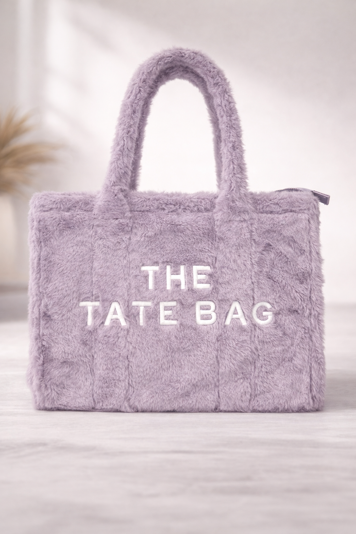 Tote Bag – Faux Fur Groot Lila