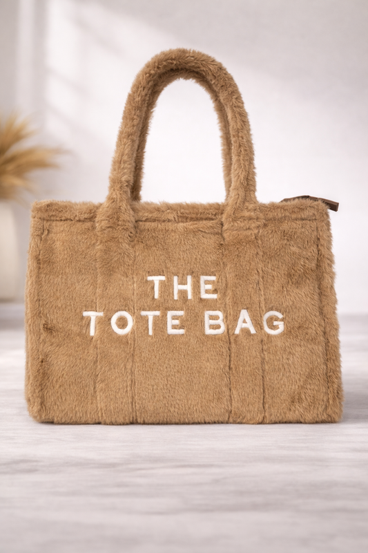 Tote Bag – Faux Fur Groot Camel