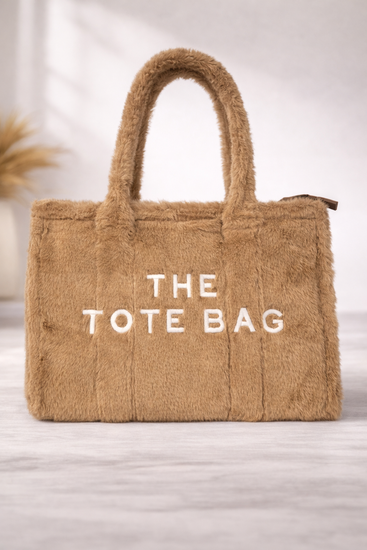 Tote Bag – Faux Fur Groot Camel