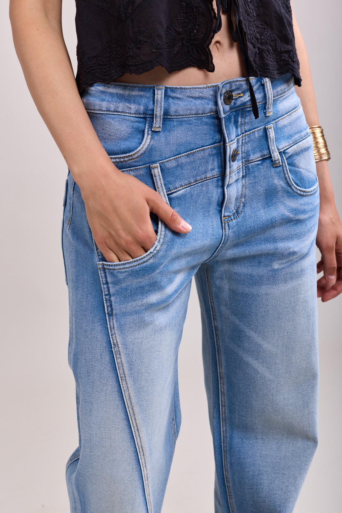 Tokix Jeans Double Ceinture