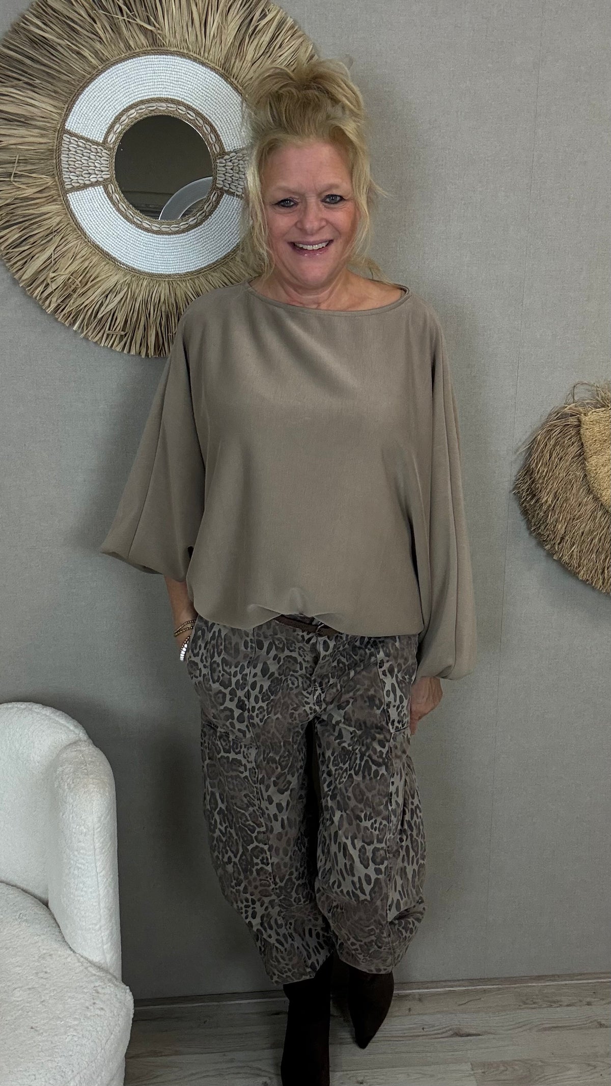 Barrel Broek Rebbel Leopard