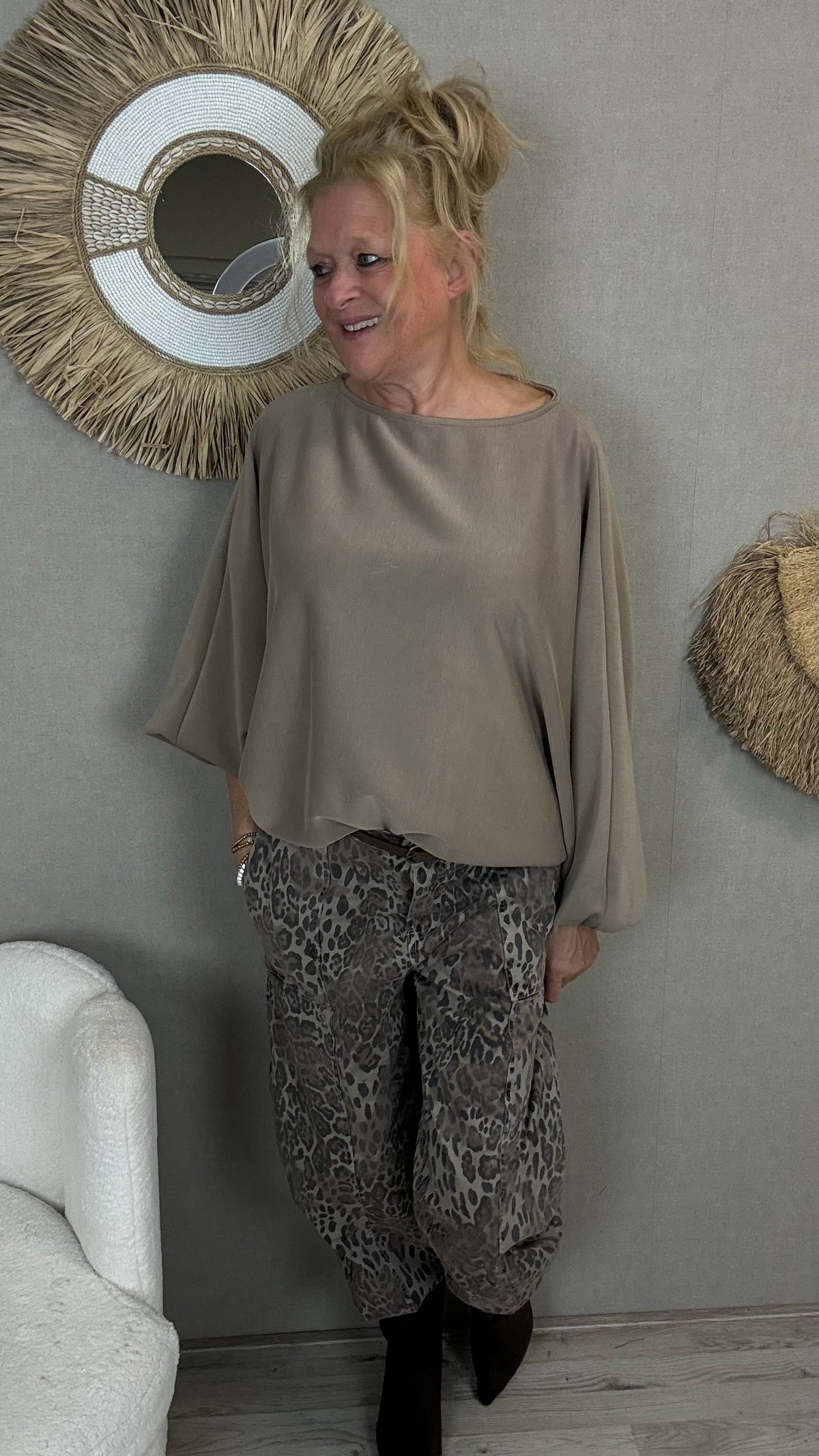 Barrel Broek Rebbel Leopard