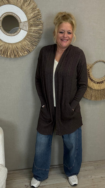 Vest Anouk Bruin
