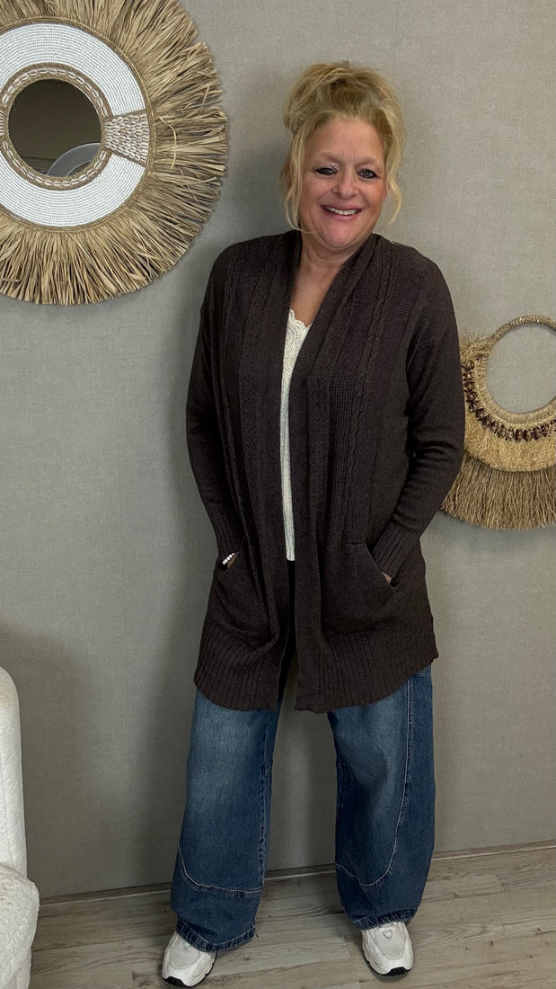 Vest Anouk Bruin