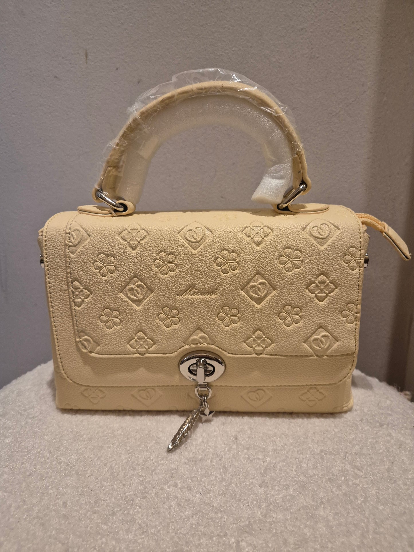 Tas bloem geel - Nancfashion