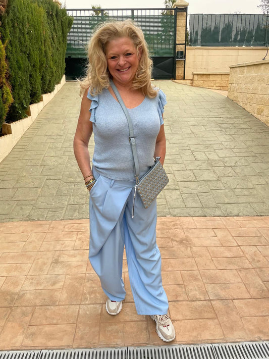 Pantalon Kim Blauw - Nancfashion