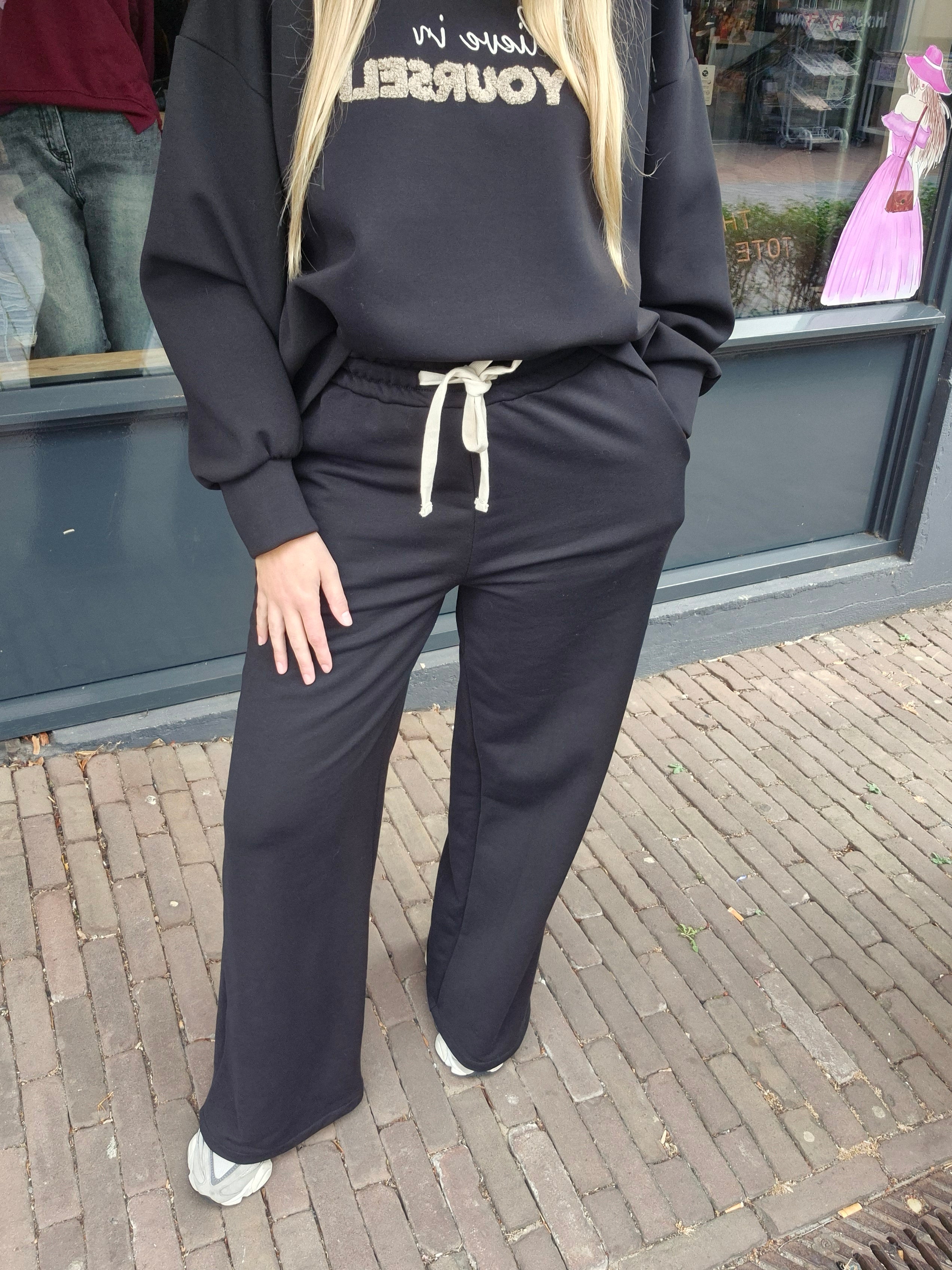 Mooij jogg broek zwart