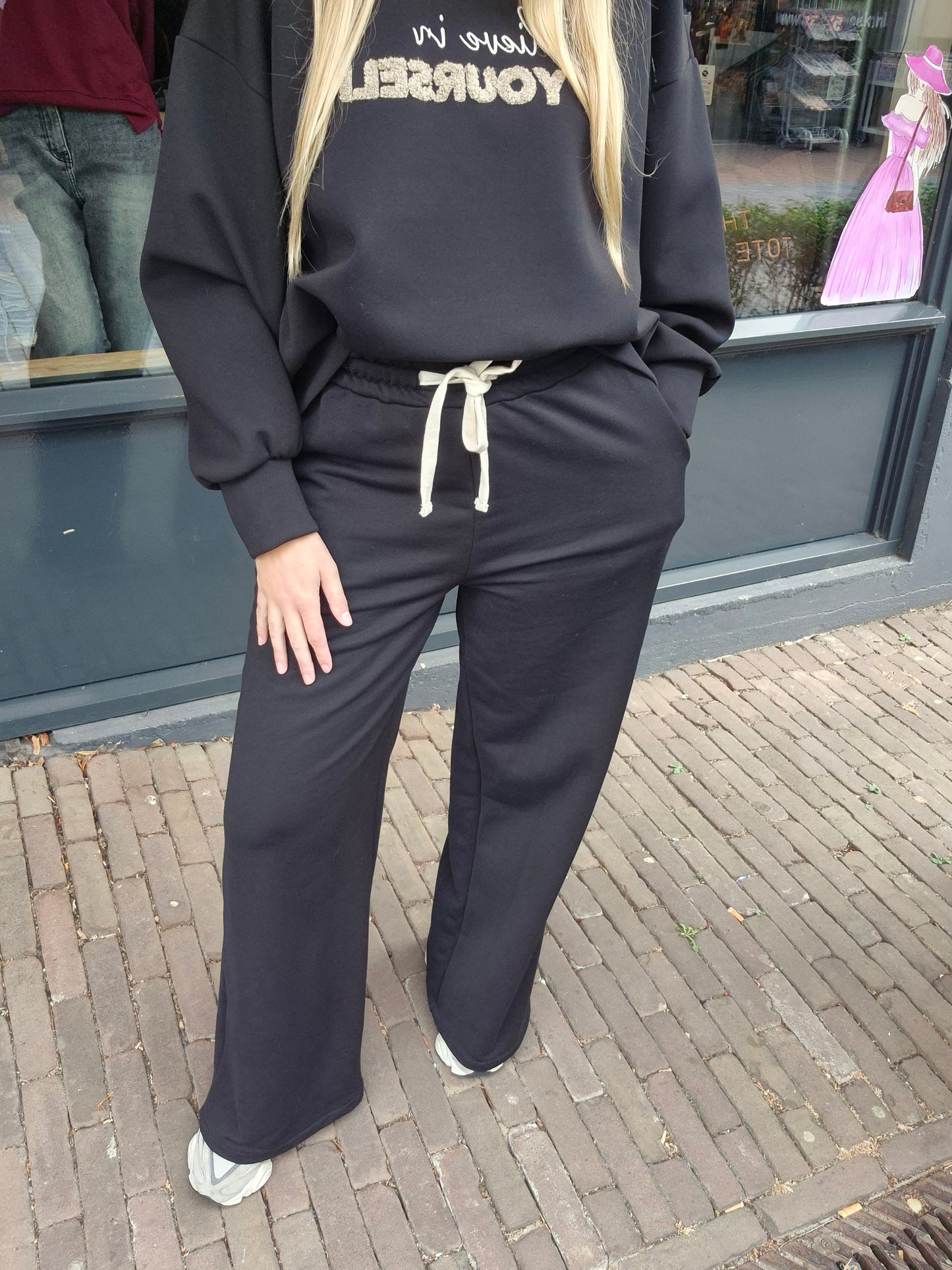 Mooij jogg broek zwart