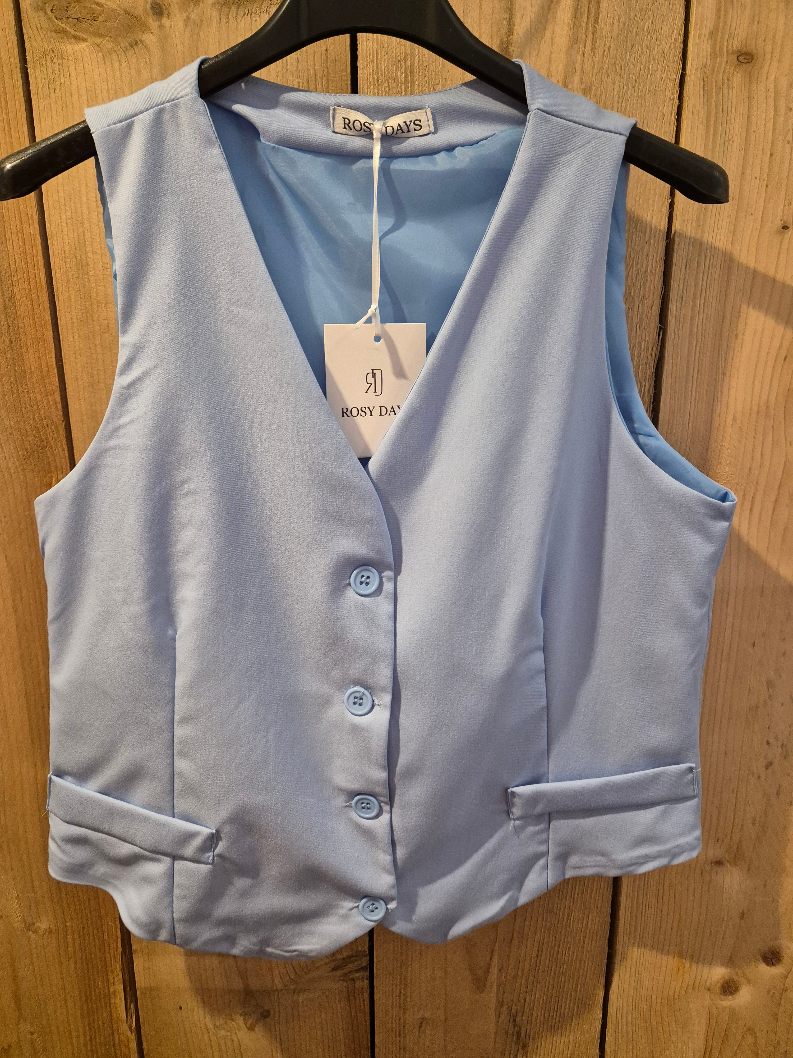 Gilet licht blauw