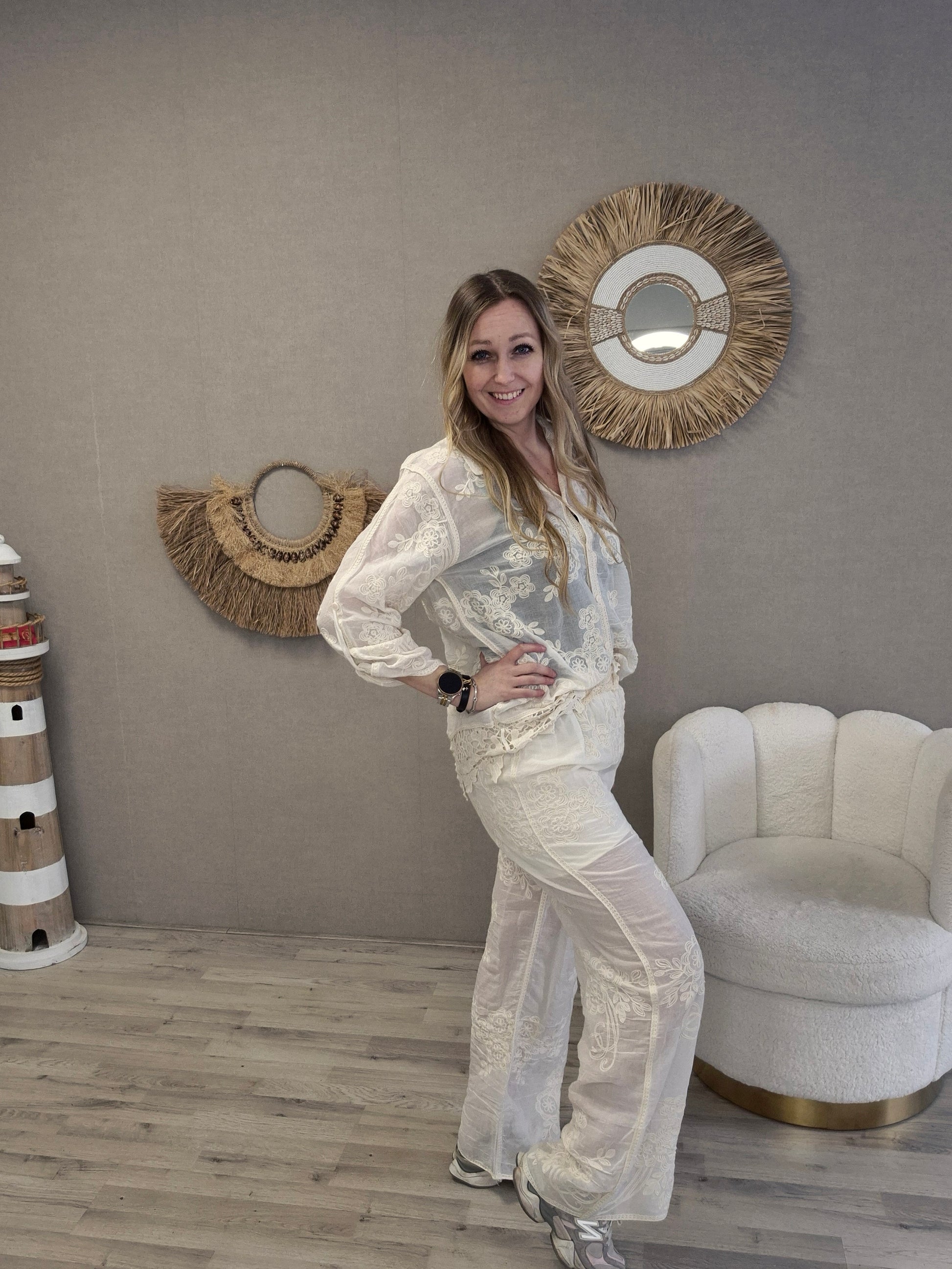Ibiza Blouse beige - Nancfashion