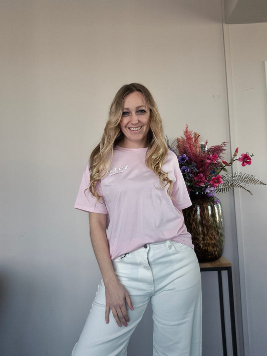 T-shirt New York Roze - Nancfashion