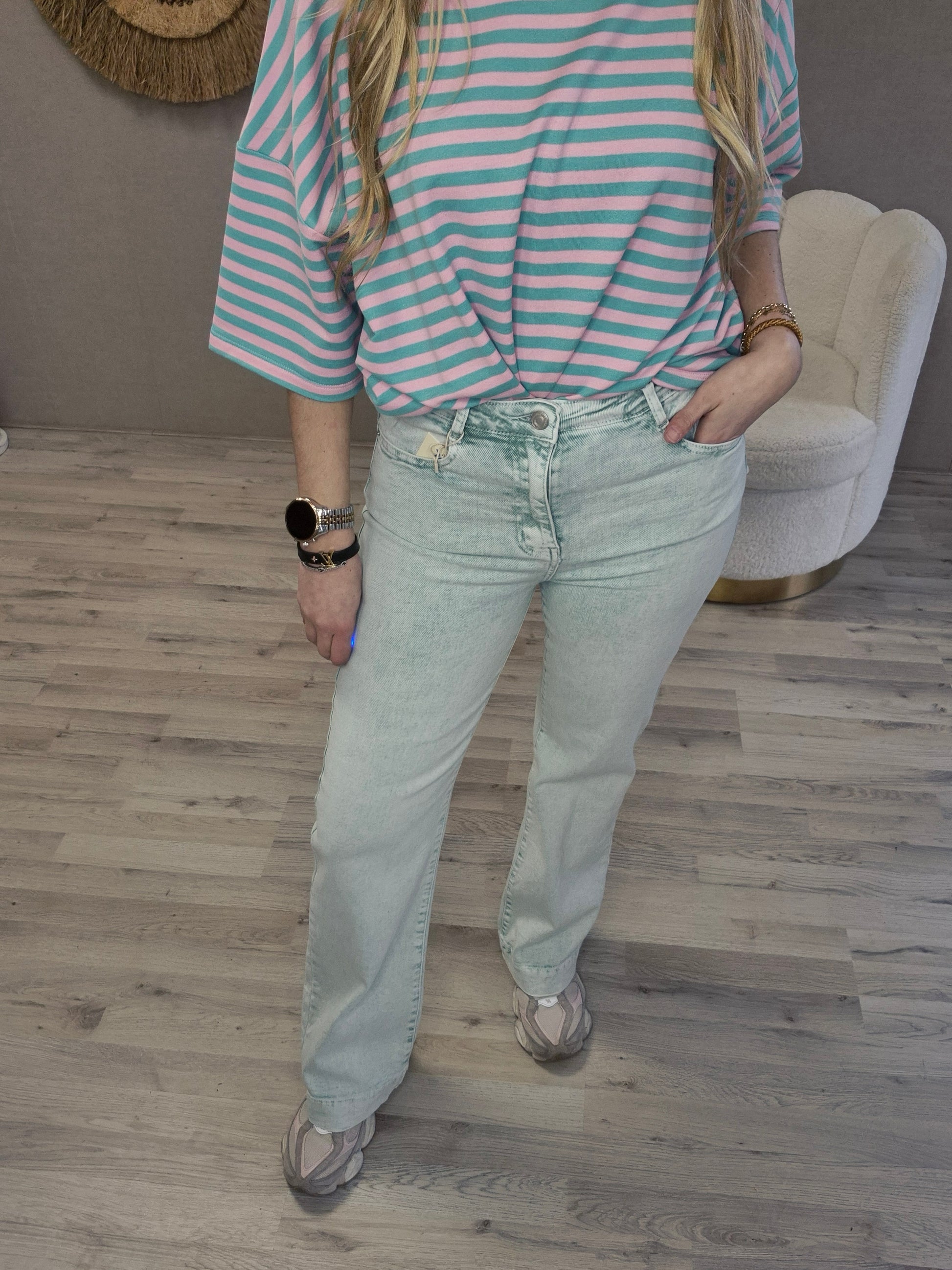 Jeans groen - Nancfashion
