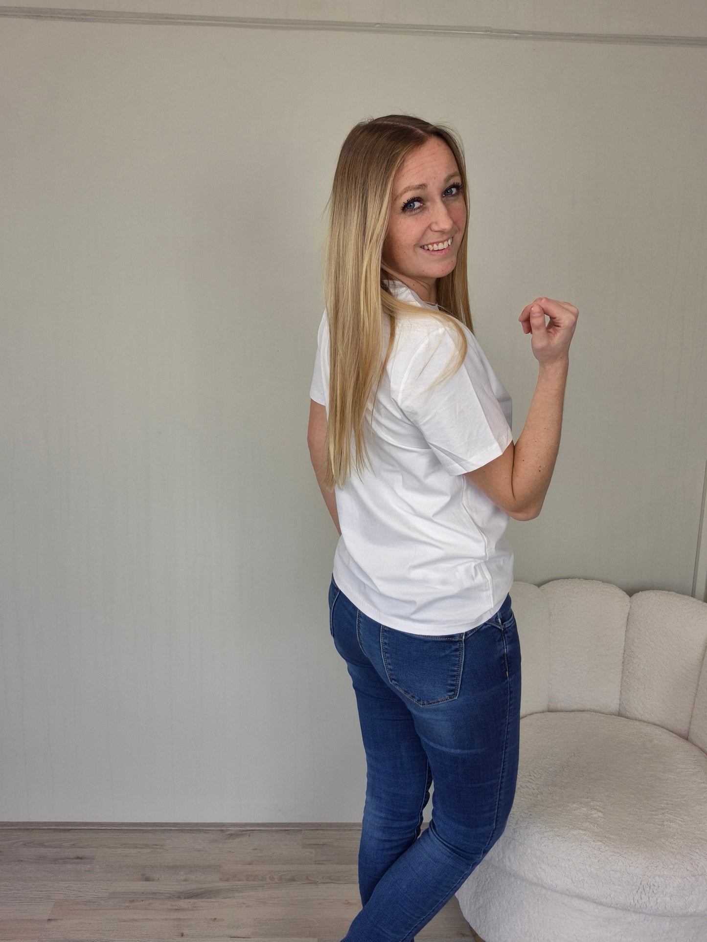 T-shirt ballon beige - Nancfashion
