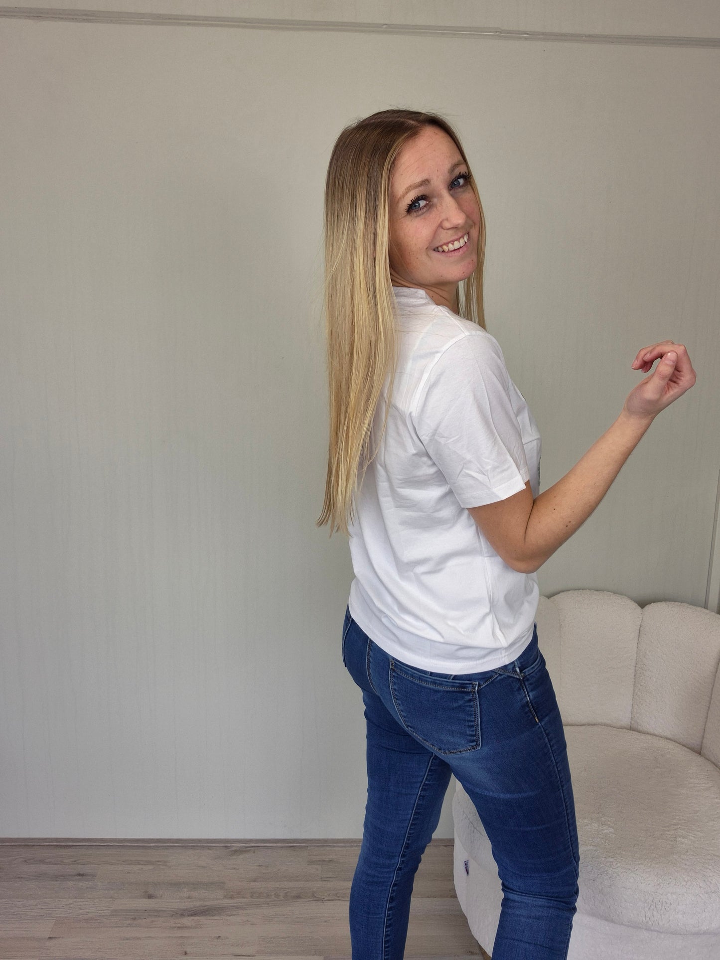 T-shirt D goud - Nancfashion