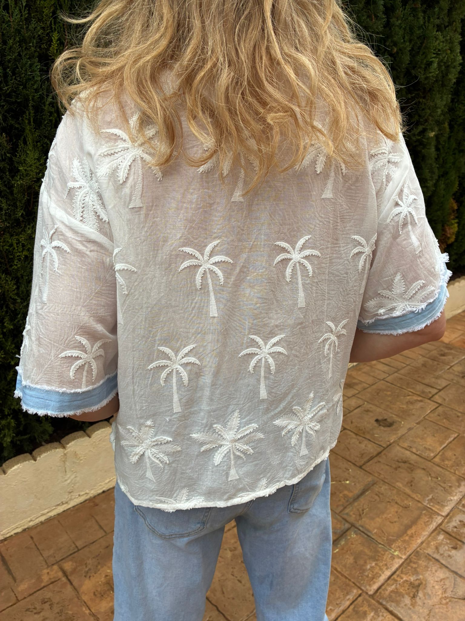 Blouse Palmboom - Nancfashion