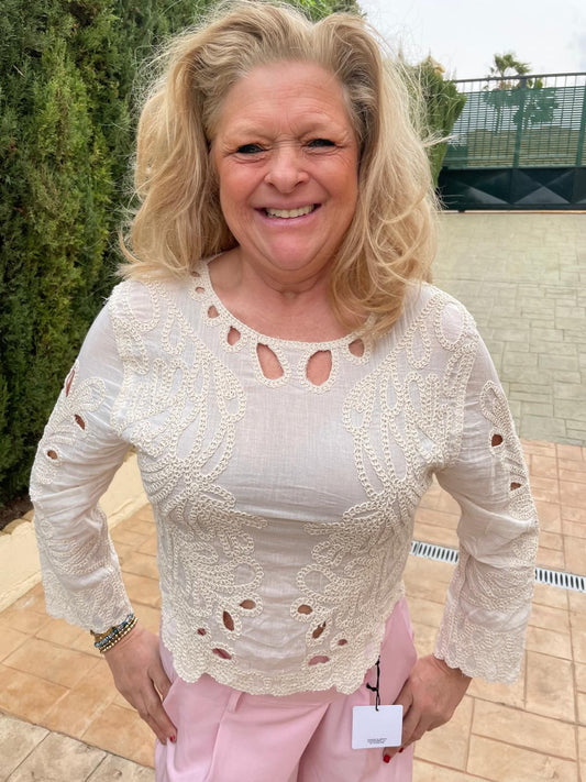 Ibiza Top beige - Nancfashion