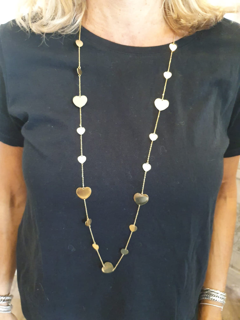 Ketting hartje goud - Nancfashion