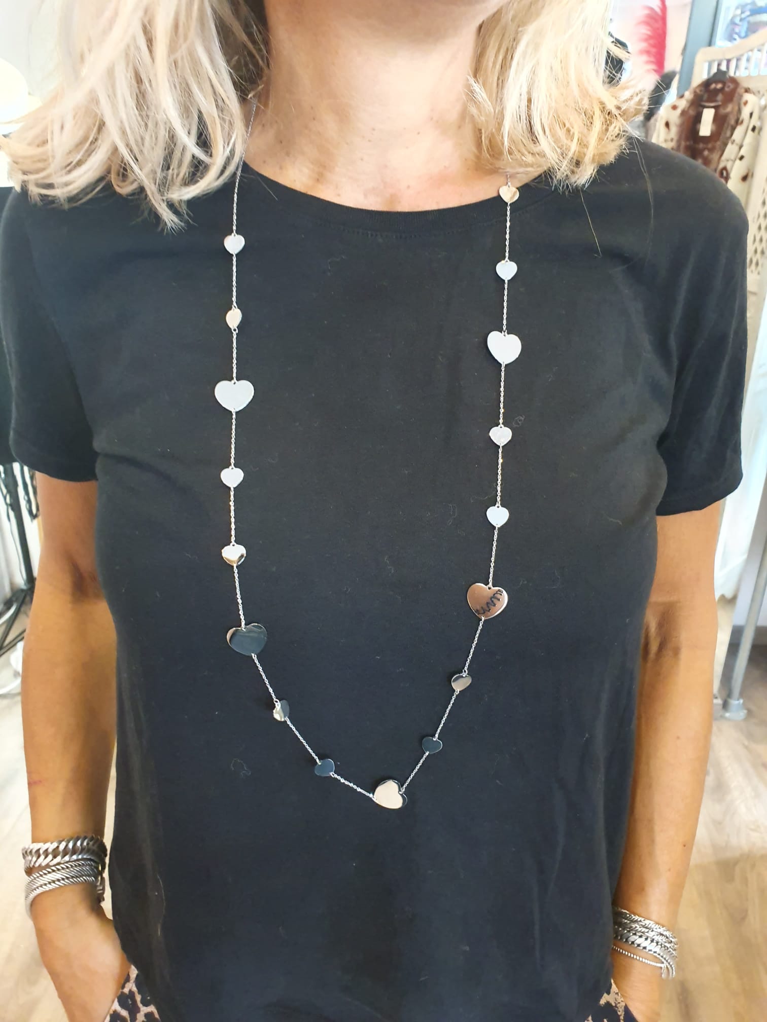 Ketting hartje zilver - Nancfashion