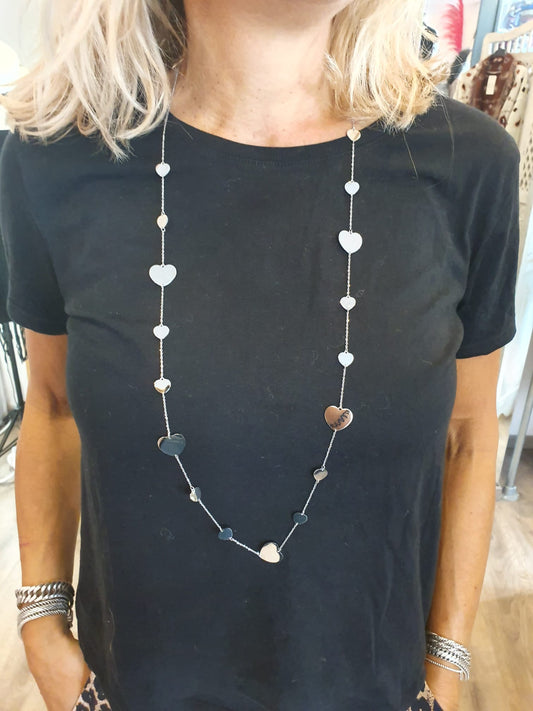 Ketting hartje zilver - Nancfashion