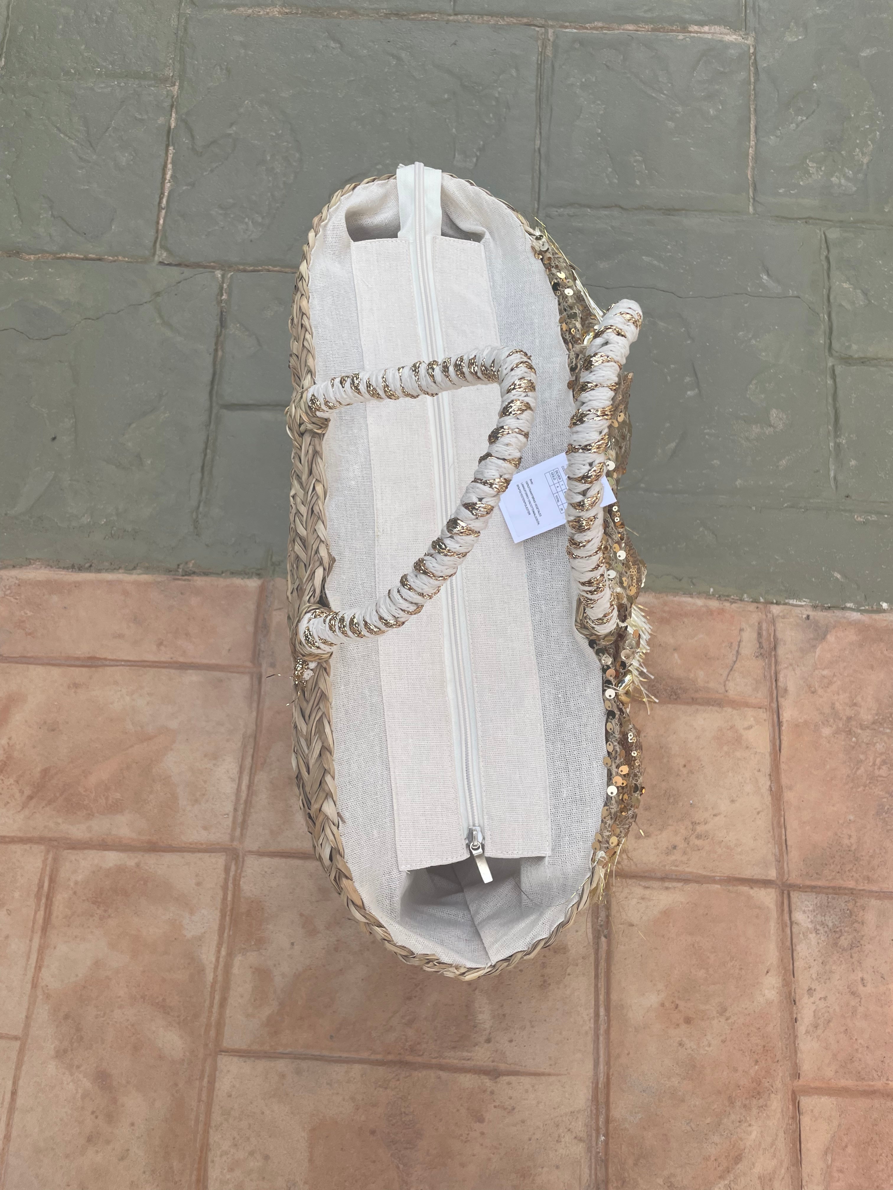 Strandtas Chelsea Goud - Nancfashion
